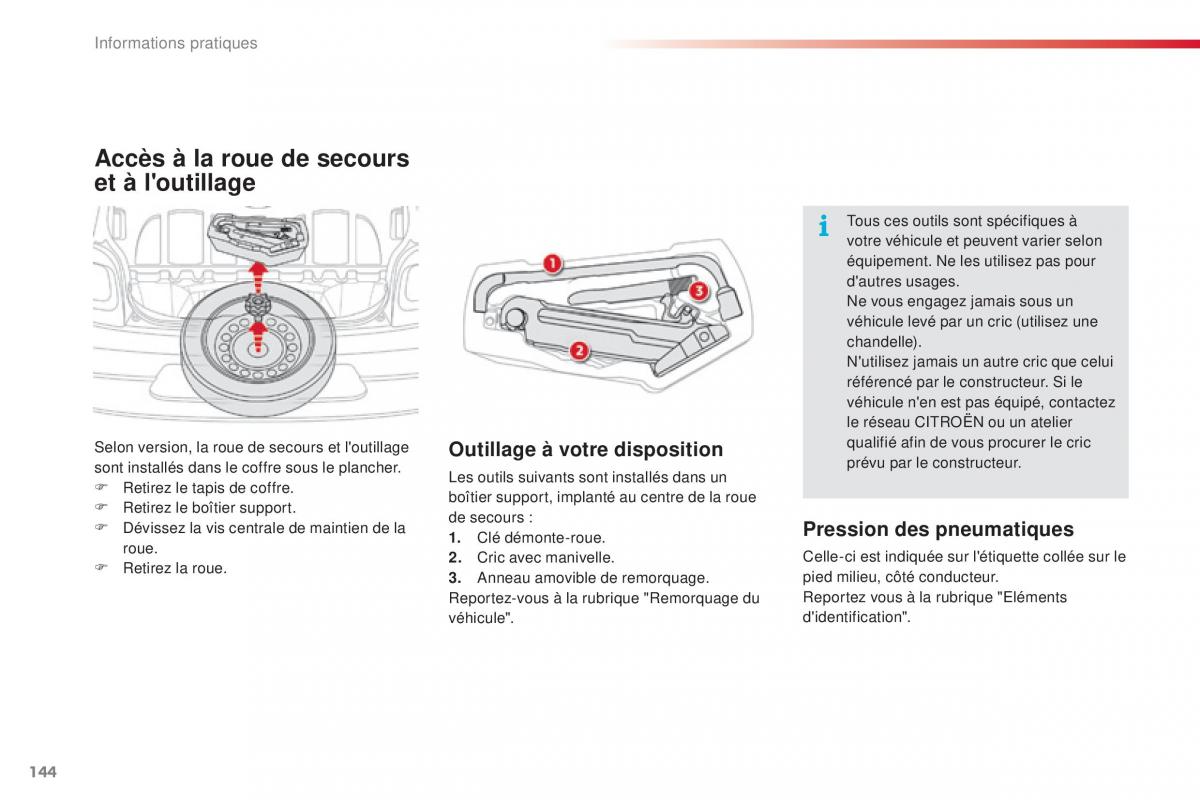 Citroen C1 II 2 manuel du proprietaire / page 146