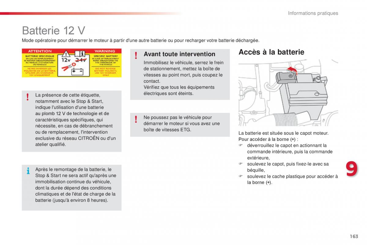 Citroen C1 II 2 manuel du proprietaire / page 165