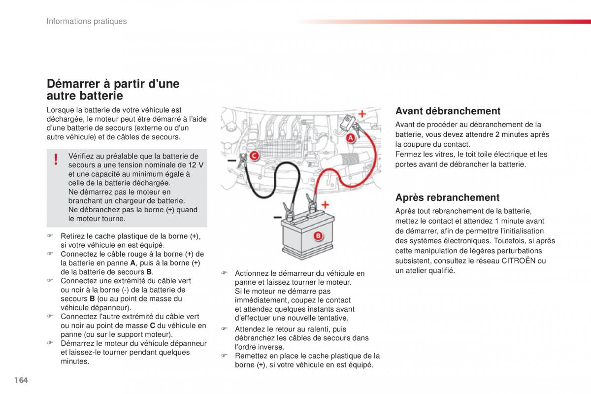 Citroen C1 II 2 manuel du proprietaire / page 166