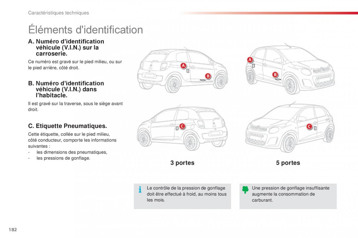 Citroen C1 II 2 manuel du proprietaire / page 184