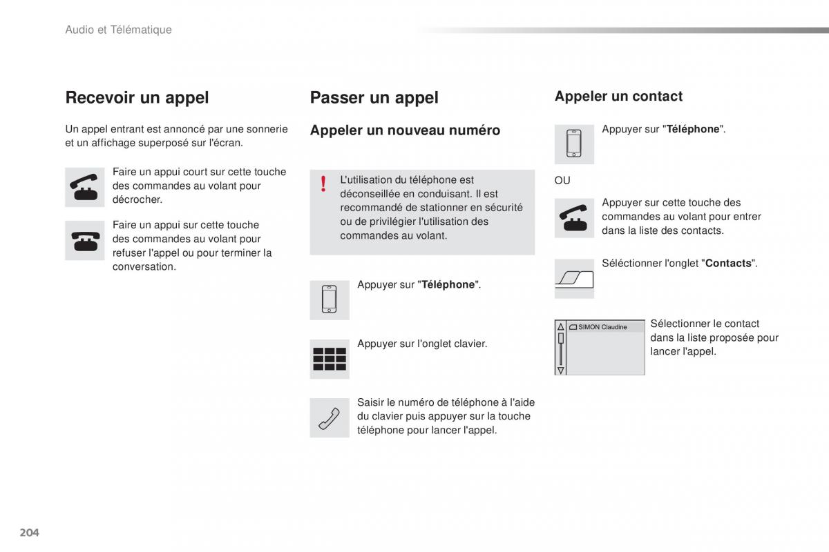 Citroen C1 II 2 manuel du proprietaire / page 206