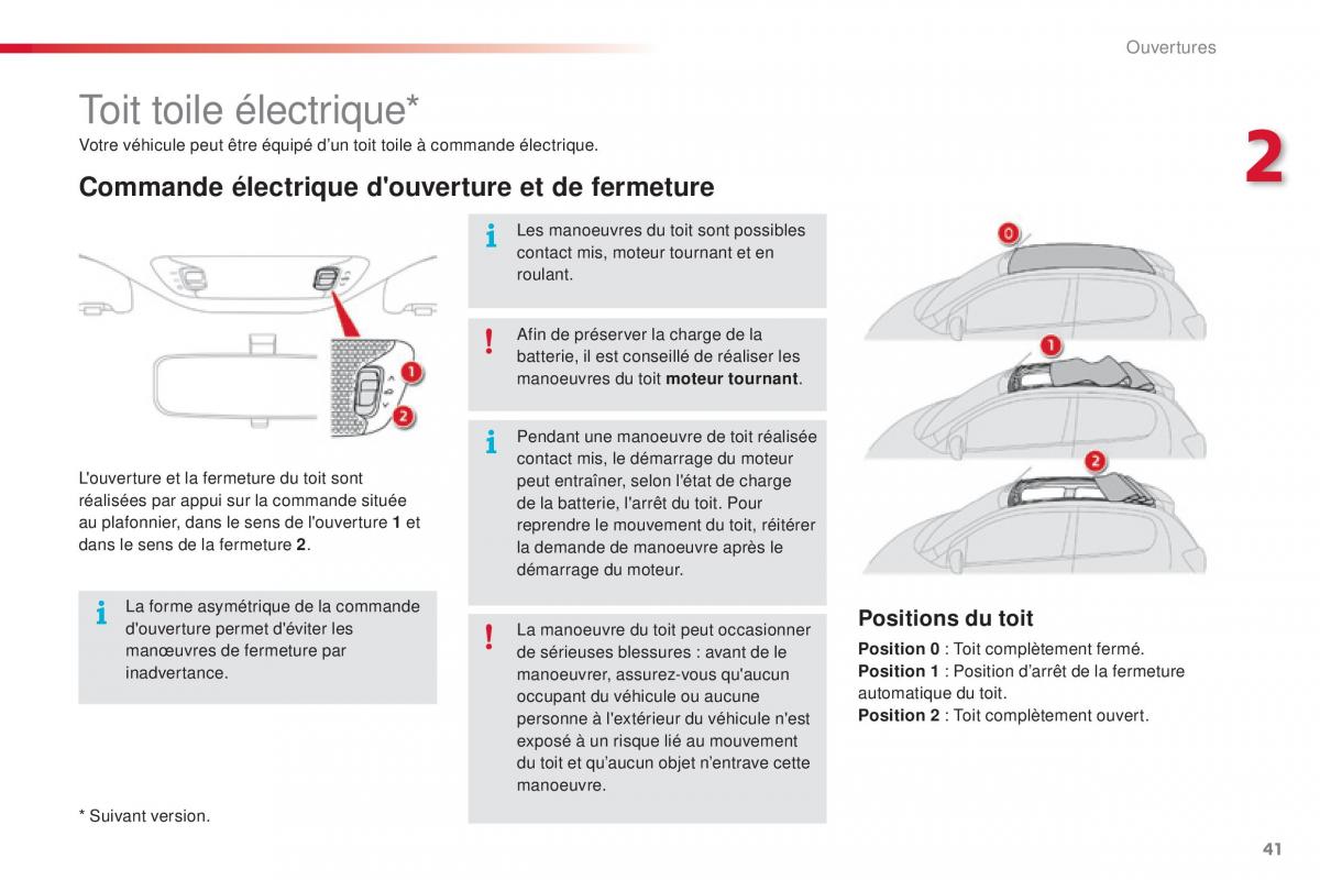 Citroen C1 II 2 manuel du proprietaire / page 43