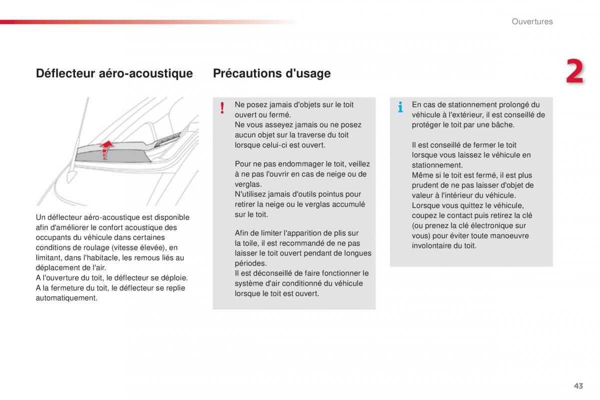 Citroen C1 II 2 manuel du proprietaire / page 45