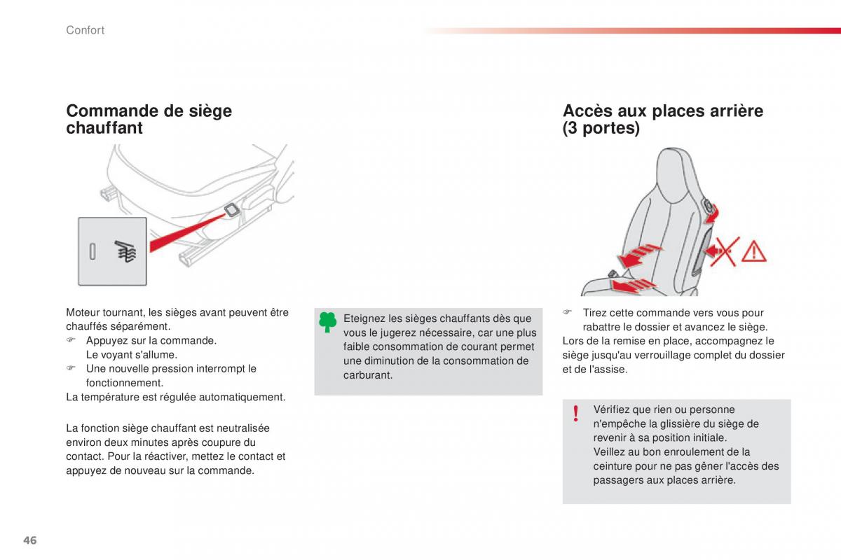 Citroen C1 II 2 manuel du proprietaire / page 48