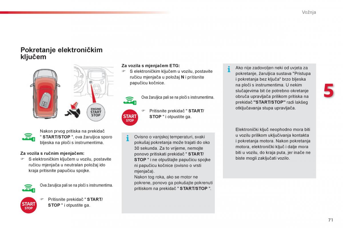 Citroen C1 II 2 vlasnicko uputstvo / page 73