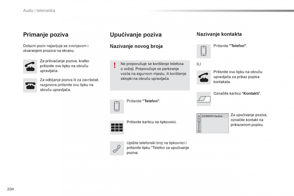 Citroen C1 II 2 vlasnicko uputstvo / page 206