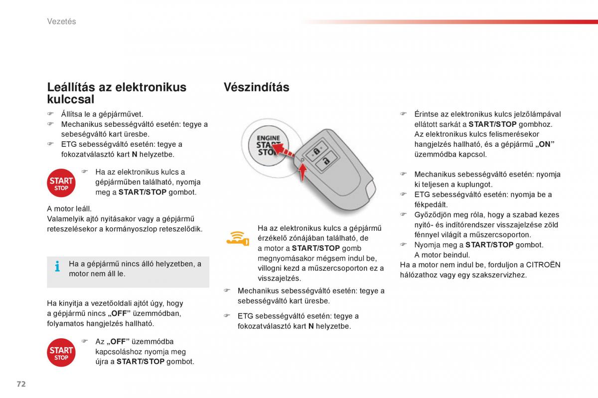 Citroen C1 II 2 Kezelesi utmutato / page 74