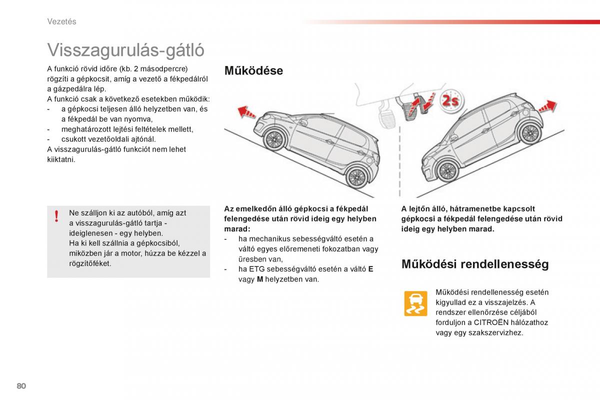 Citroen C1 II 2 Kezelesi utmutato / page 82