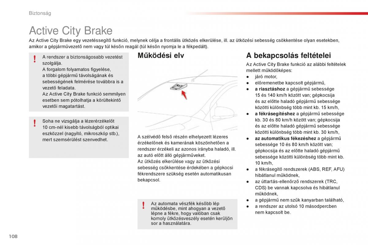 Citroen C1 II 2 Kezelesi utmutato / page 110