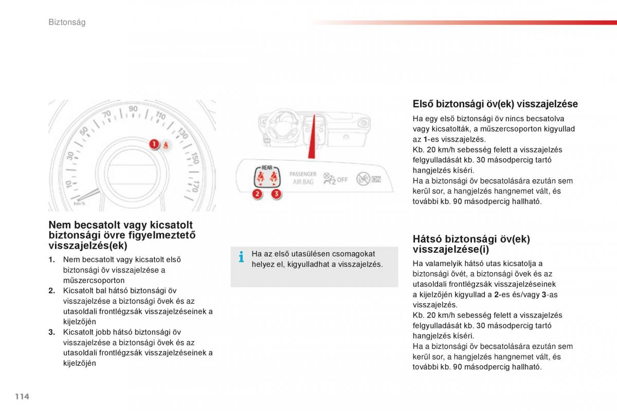 Citroen C1 II 2 Kezelesi utmutato / page 116