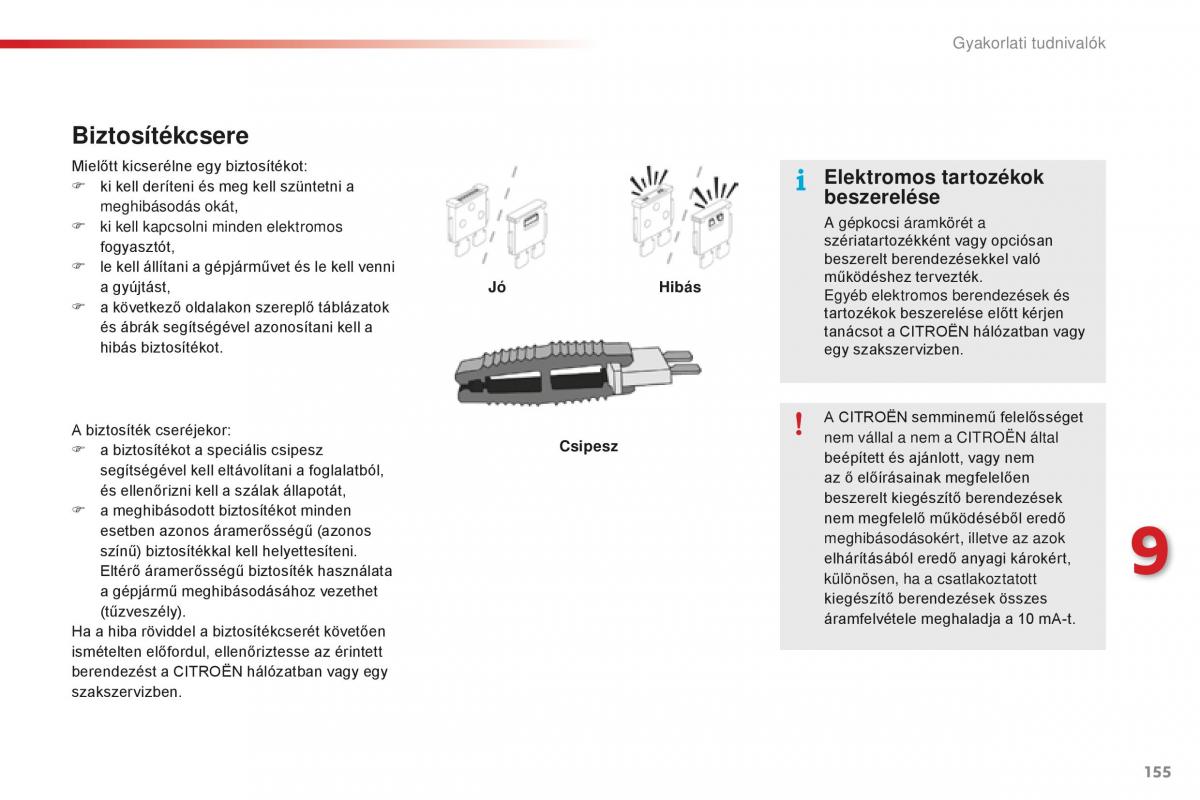 Citroen C1 II 2 Kezelesi utmutato / page 157