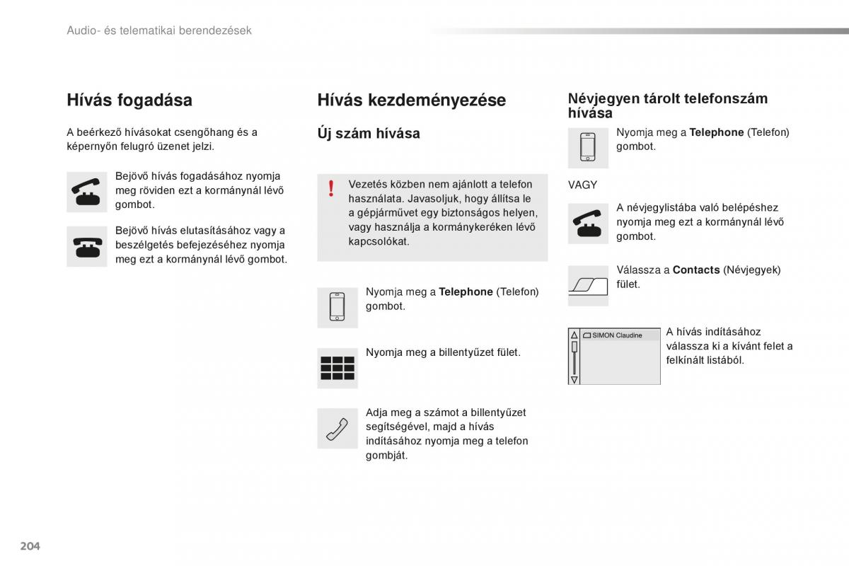 Citroen C1 II 2 Kezelesi utmutato / page 206