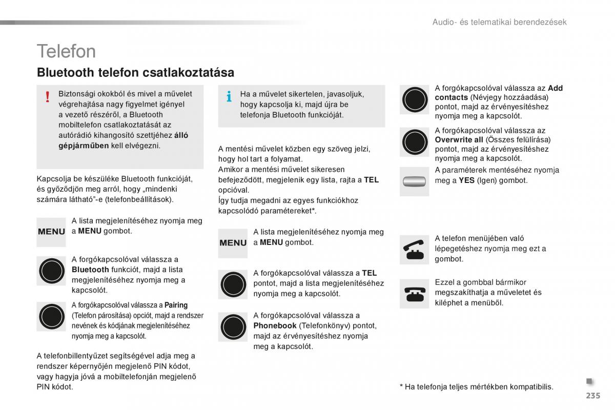 Citroen C1 II 2 Kezelesi utmutato / page 237