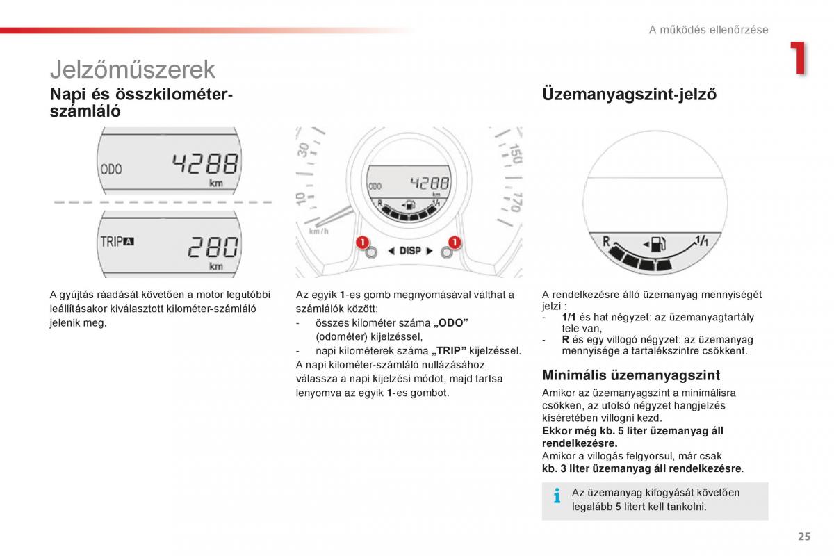 Citroen C1 II 2 Kezelesi utmutato / page 27