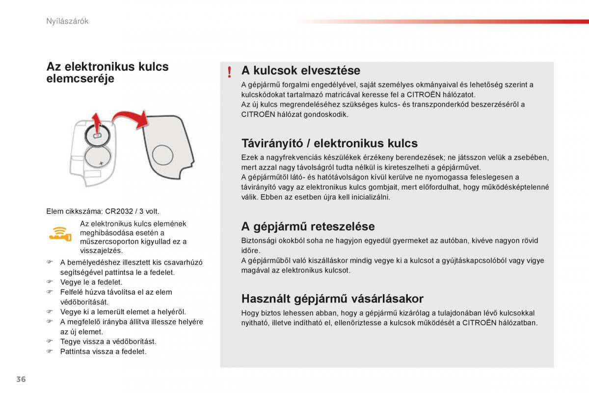 Citroen C1 II 2 Kezelesi utmutato / page 38