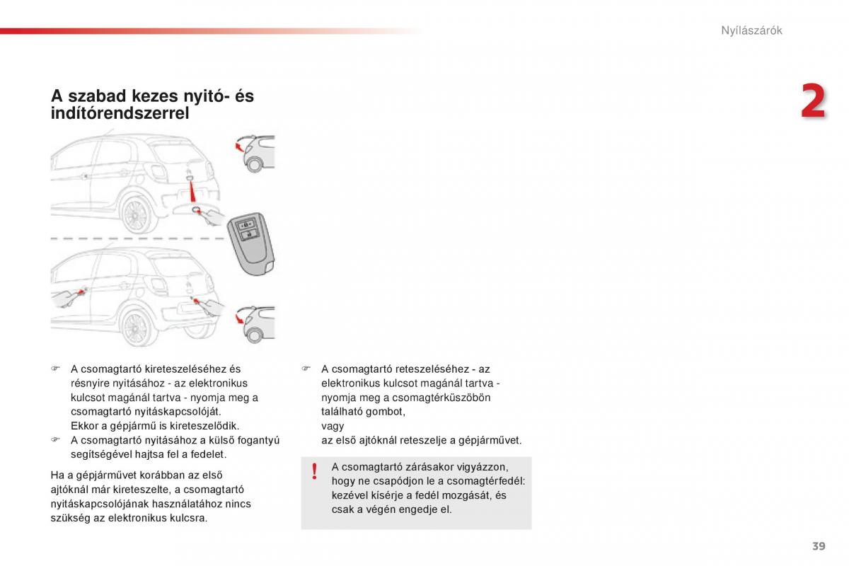 Citroen C1 II 2 Kezelesi utmutato / page 41