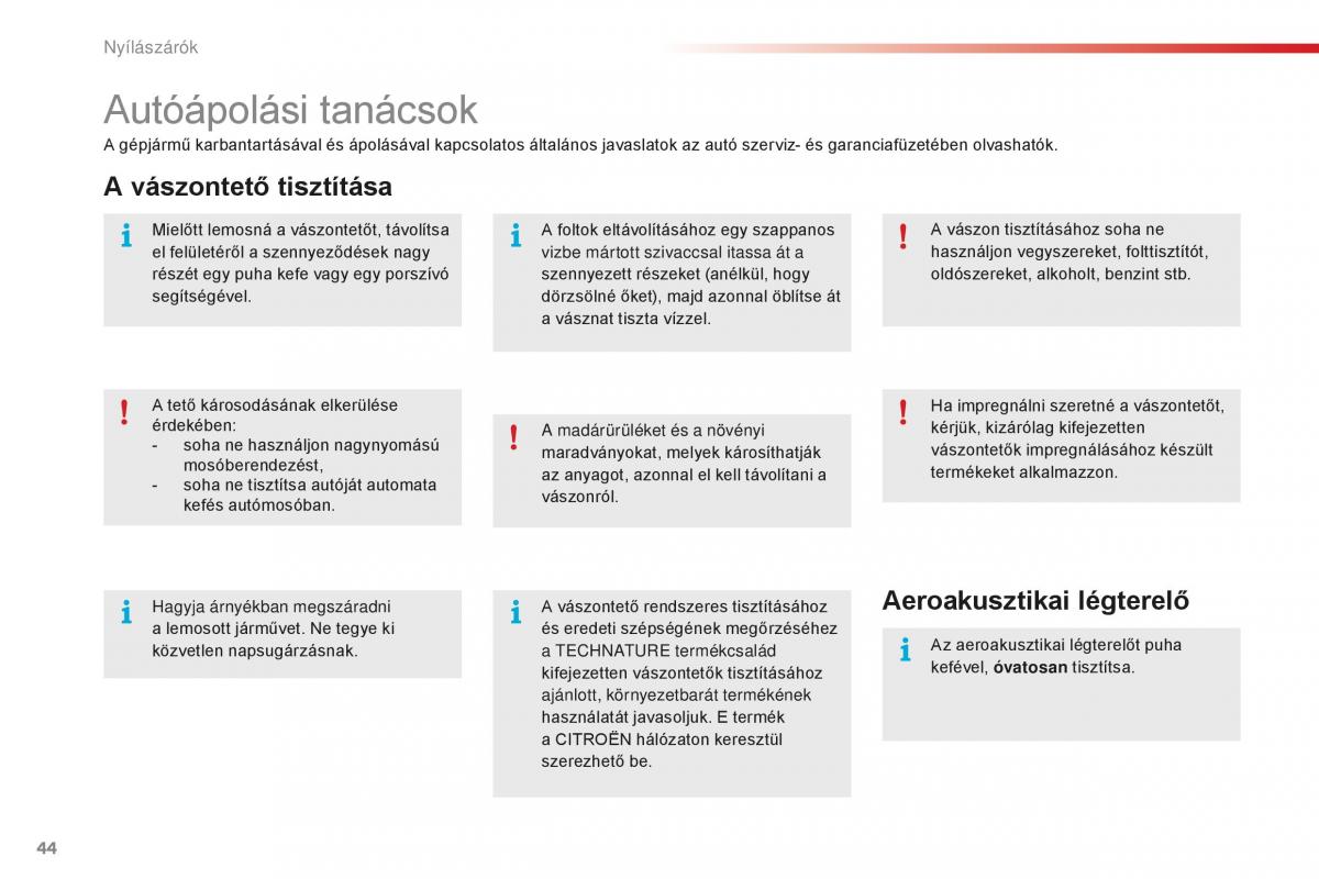 Citroen C1 II 2 Kezelesi utmutato / page 46