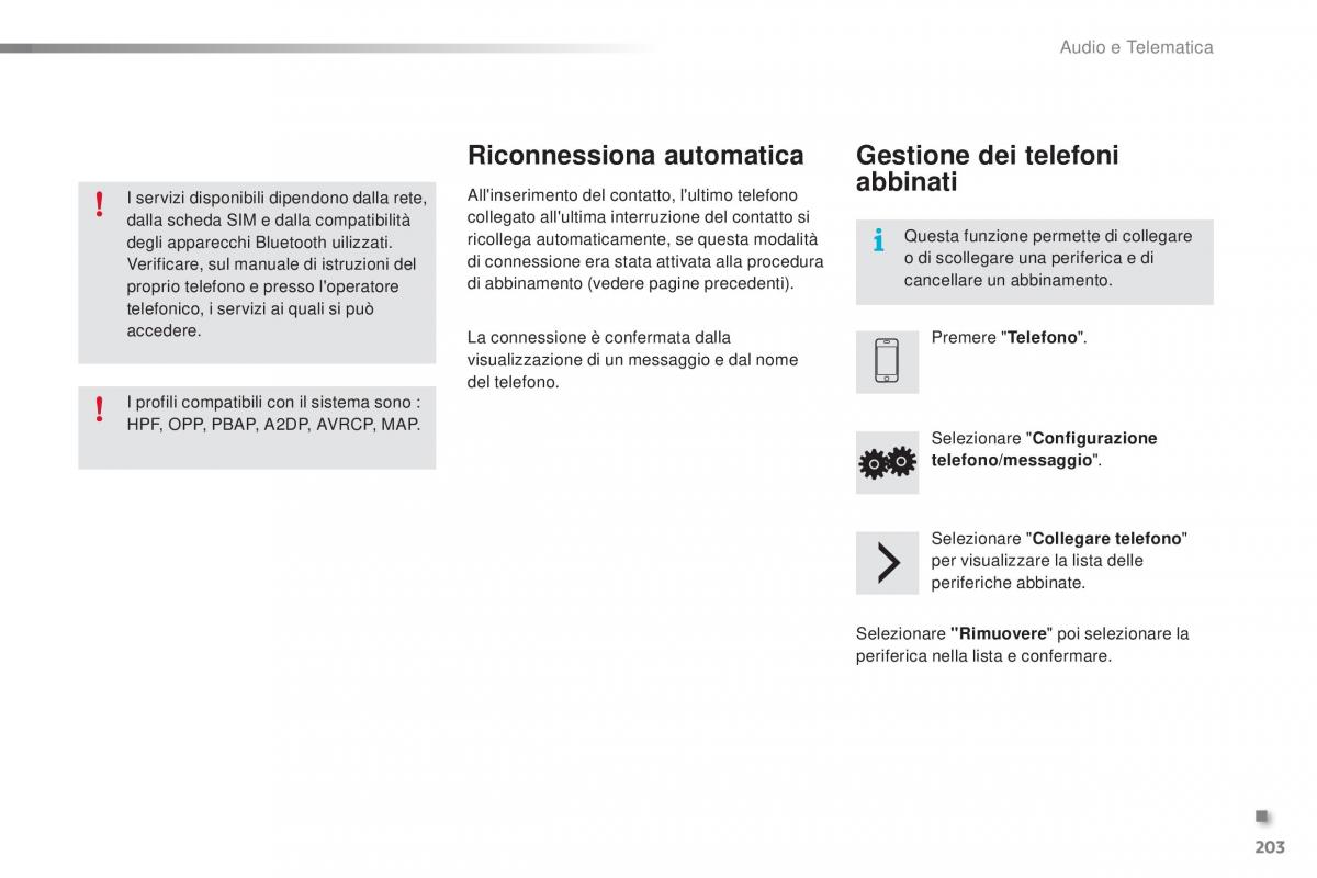 Citroen C1 II 2 manuale del proprietario / page 205