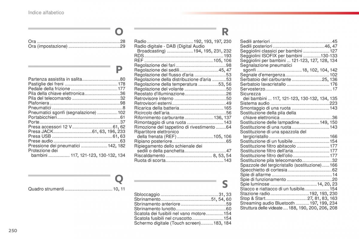 Citroen C1 II 2 manuale del proprietario / page 252