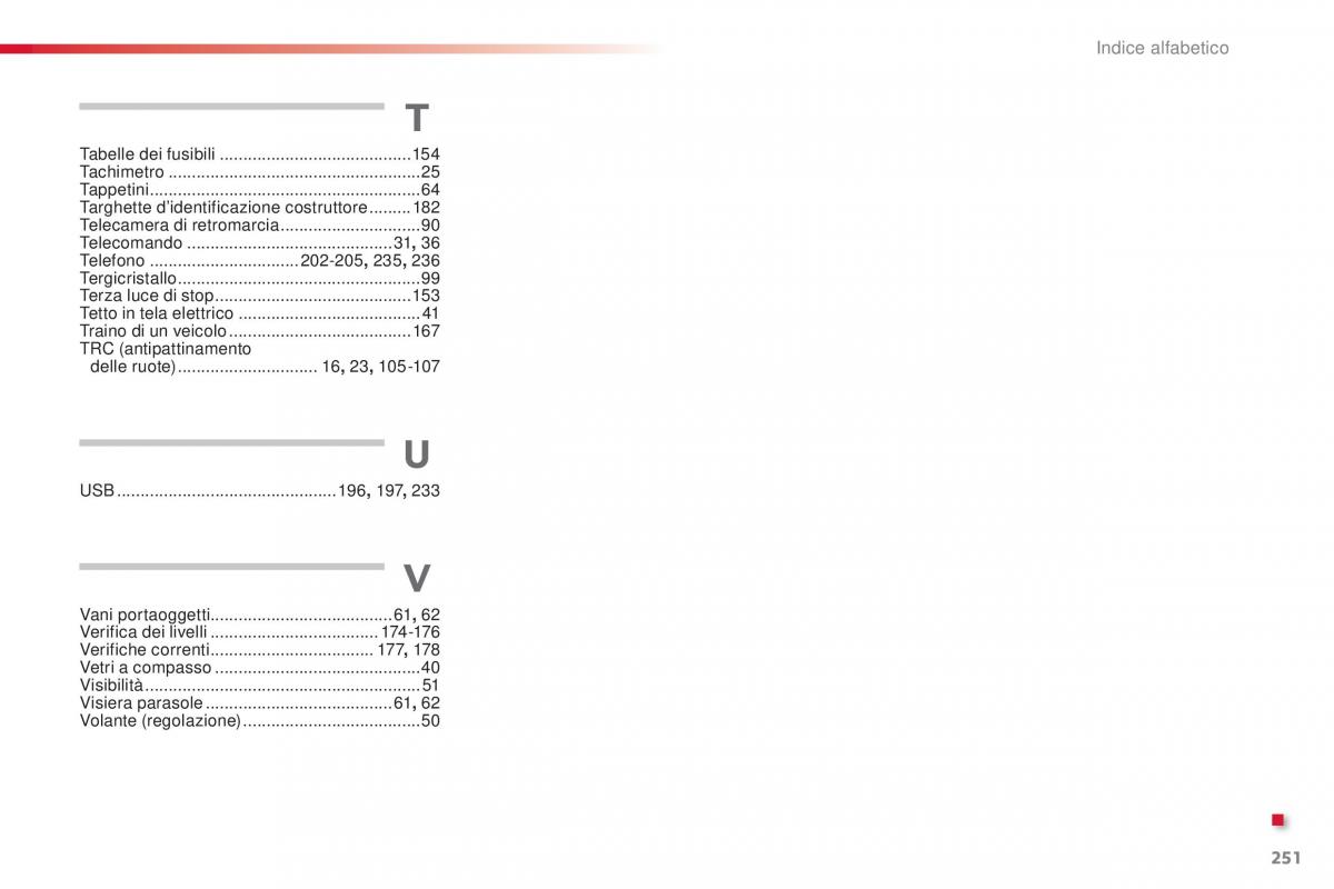 Citroen C1 II 2 manuale del proprietario / page 253