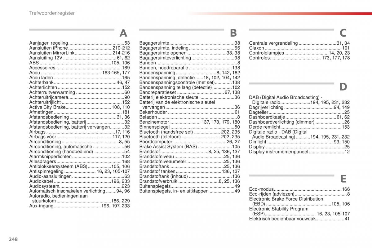 Citroen C1 II 2 handleiding / page 250