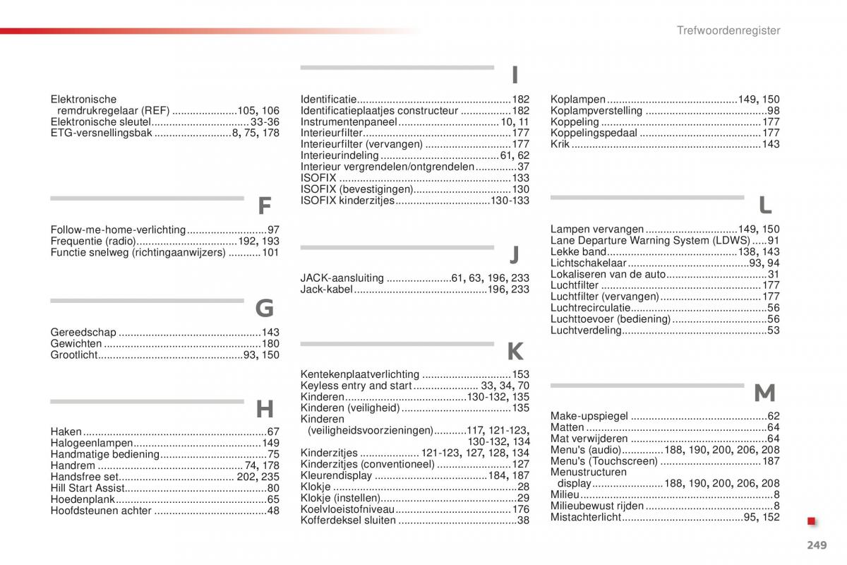 Citroen C1 II 2 handleiding / page 251