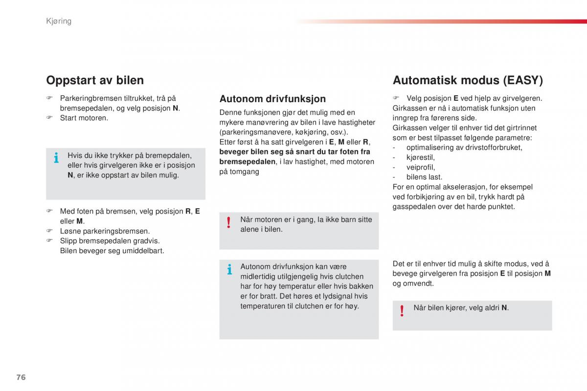 Citroen C1 II 2 bruksanvisningen / page 78