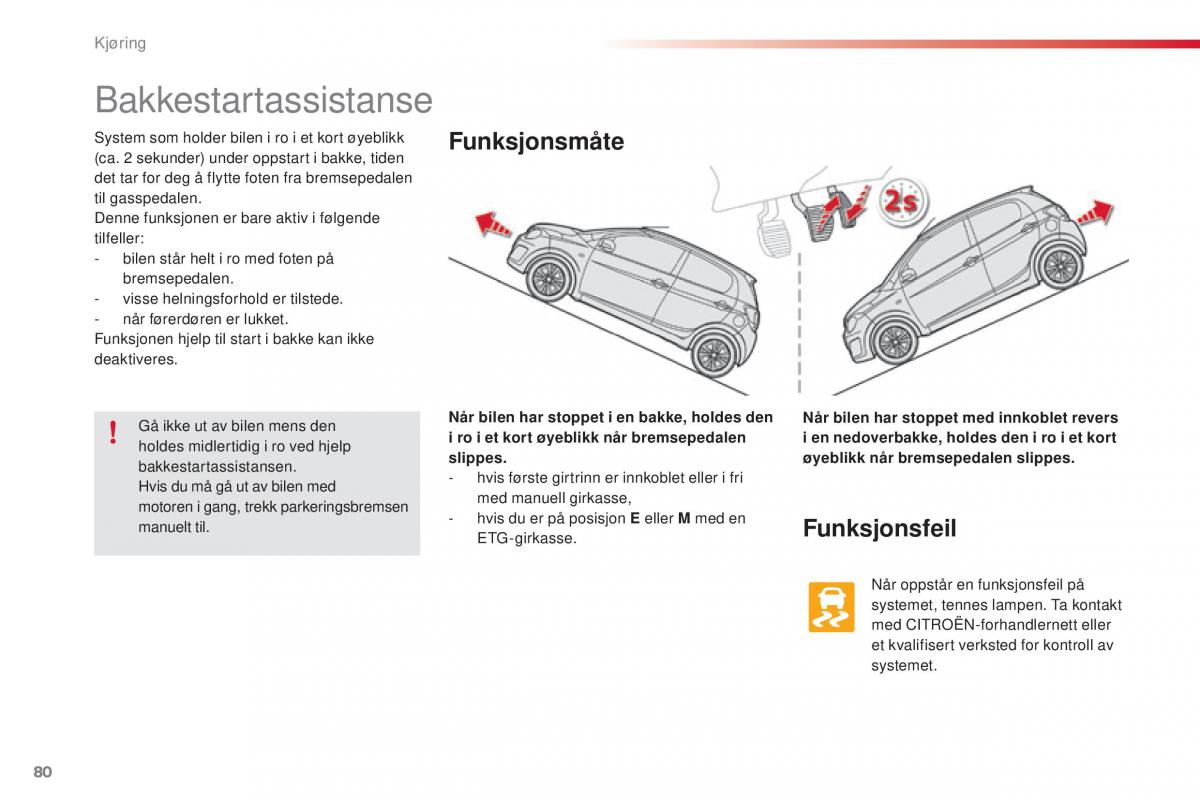 Citroen C1 II 2 bruksanvisningen / page 82