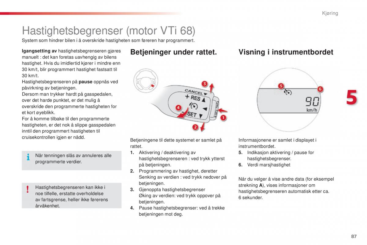 Citroen C1 II 2 bruksanvisningen / page 89