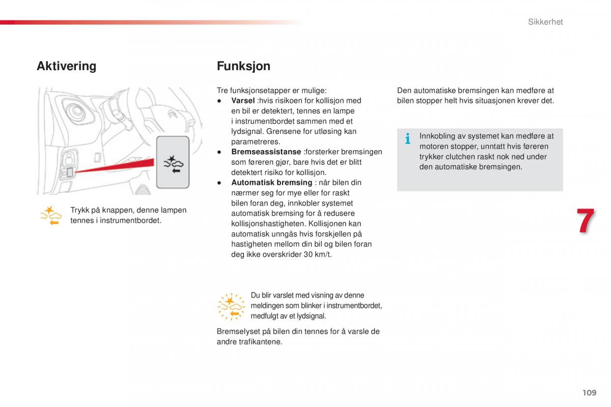 Citroen C1 II 2 bruksanvisningen / page 111