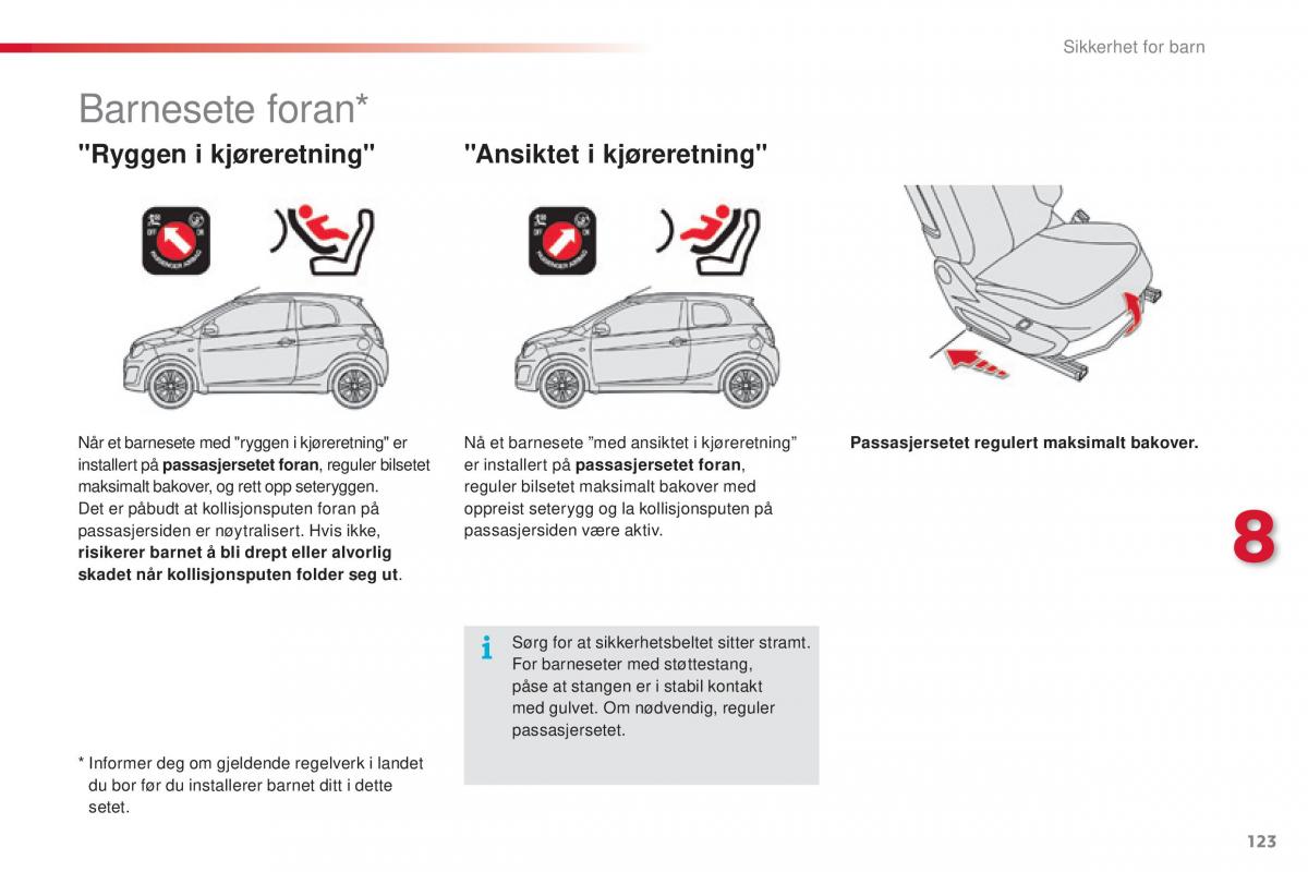 Citroen C1 II 2 bruksanvisningen / page 125