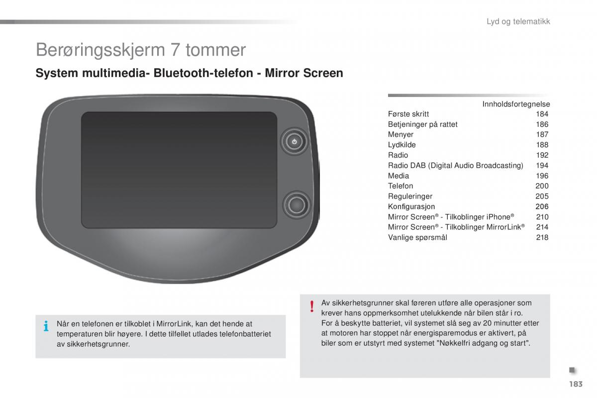 Citroen C1 II 2 bruksanvisningen / page 185