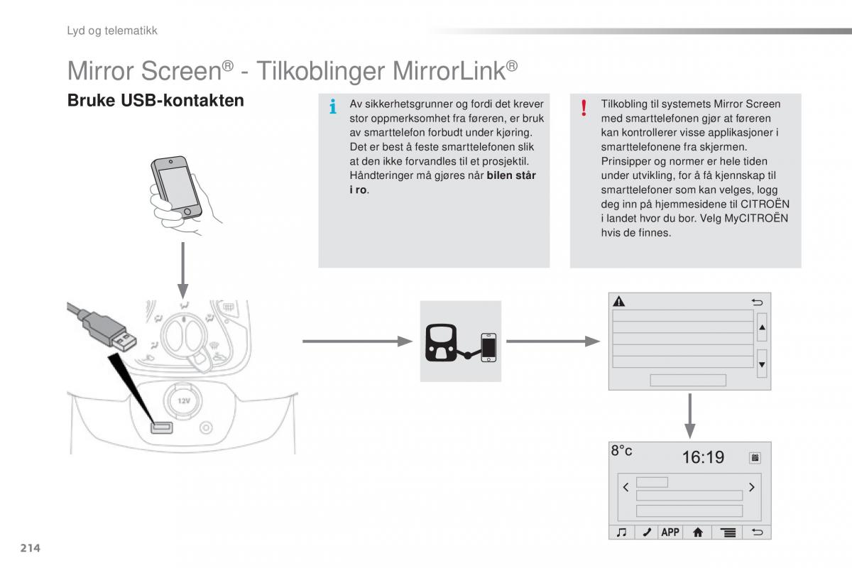 Citroen C1 II 2 bruksanvisningen / page 216