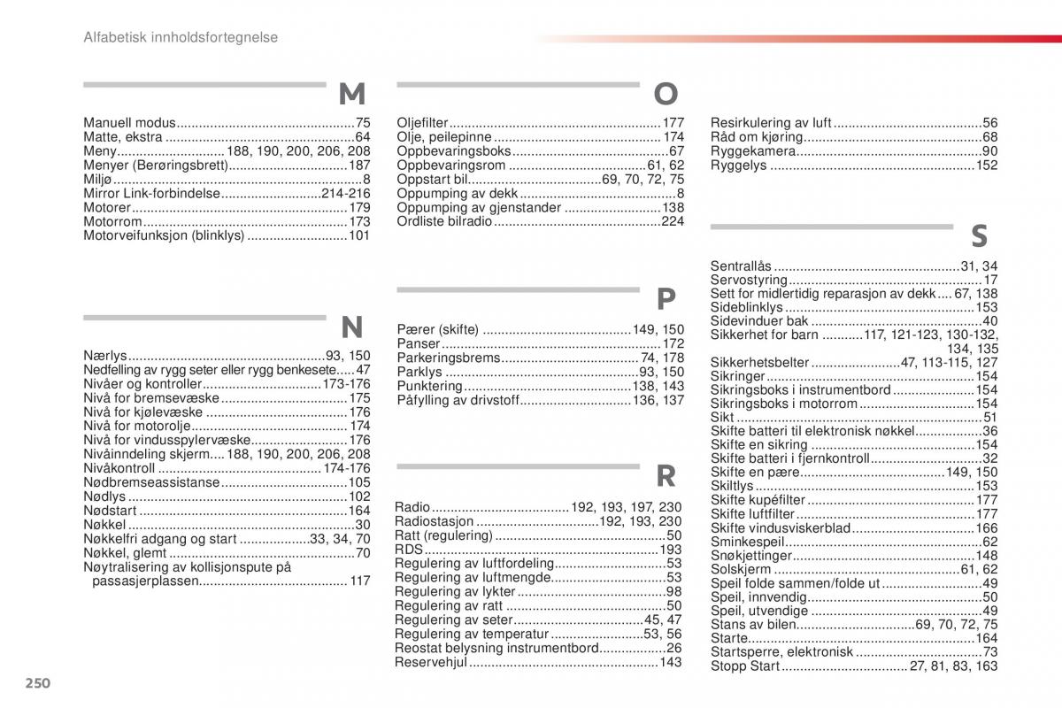 Citroen C1 II 2 bruksanvisningen / page 252