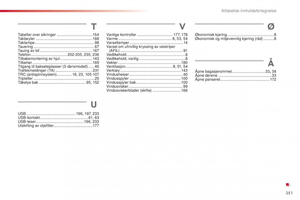 Citroen C1 II 2 bruksanvisningen / page 253