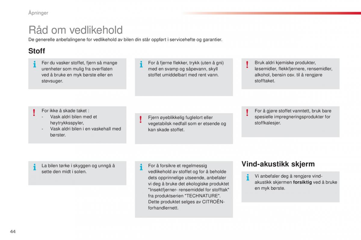 Citroen C1 II 2 bruksanvisningen / page 46