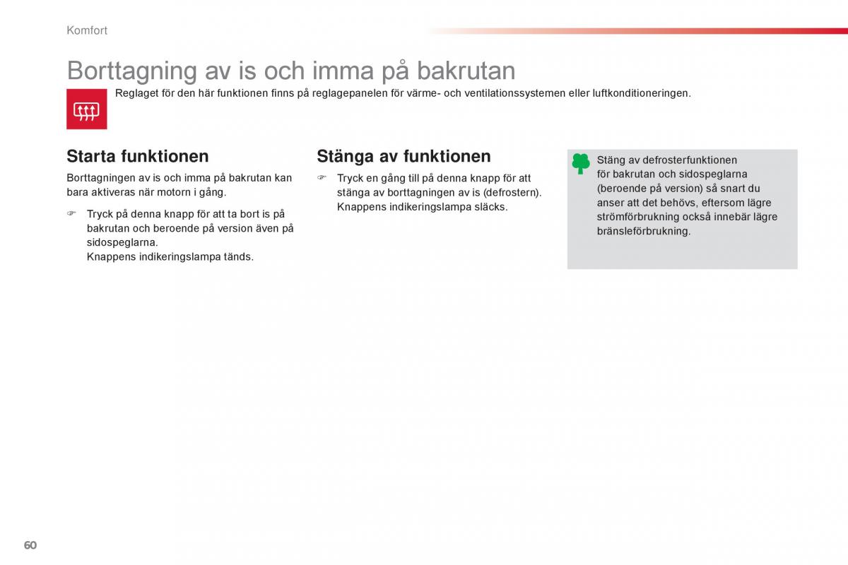 Citroen C1 II 2 instruktionsbok / page 62