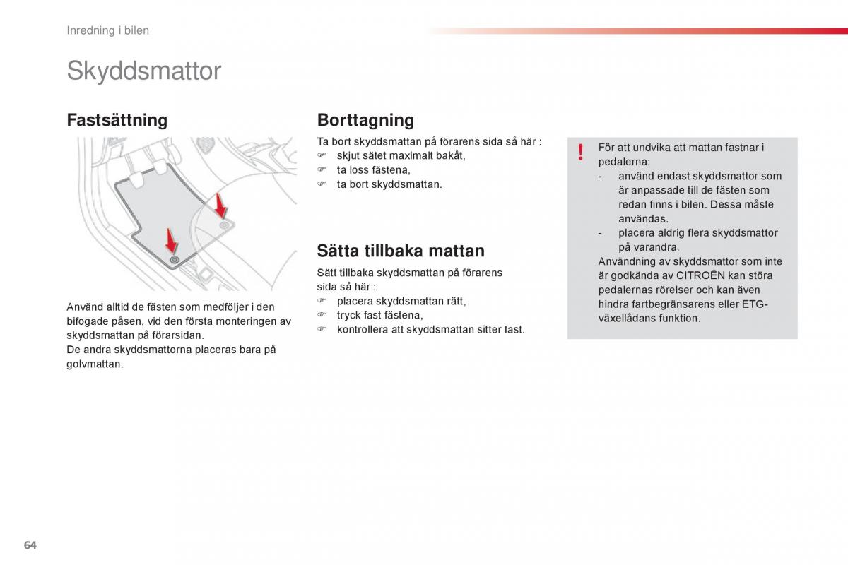 Citroen C1 II 2 instruktionsbok / page 66