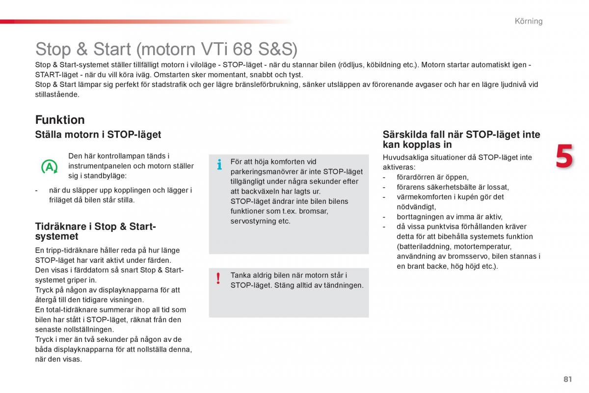 Citroen C1 II 2 instruktionsbok / page 83