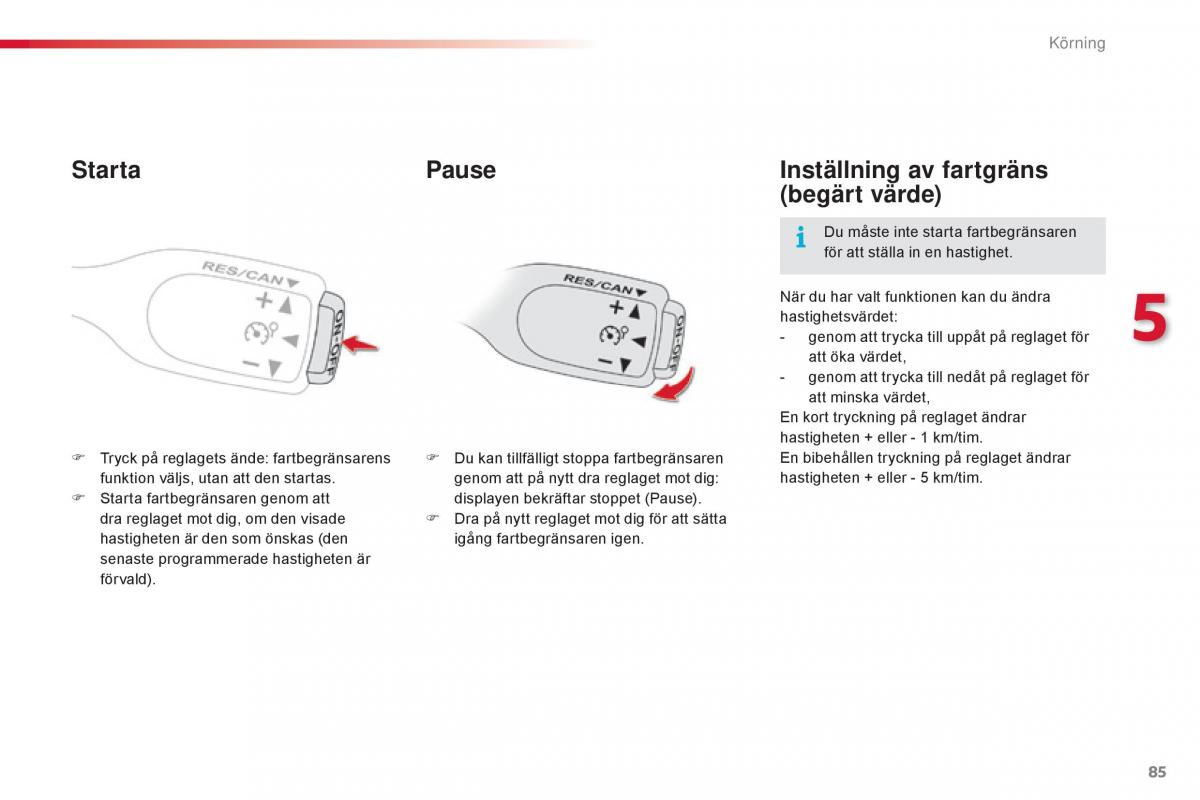 Citroen C1 II 2 instruktionsbok / page 87