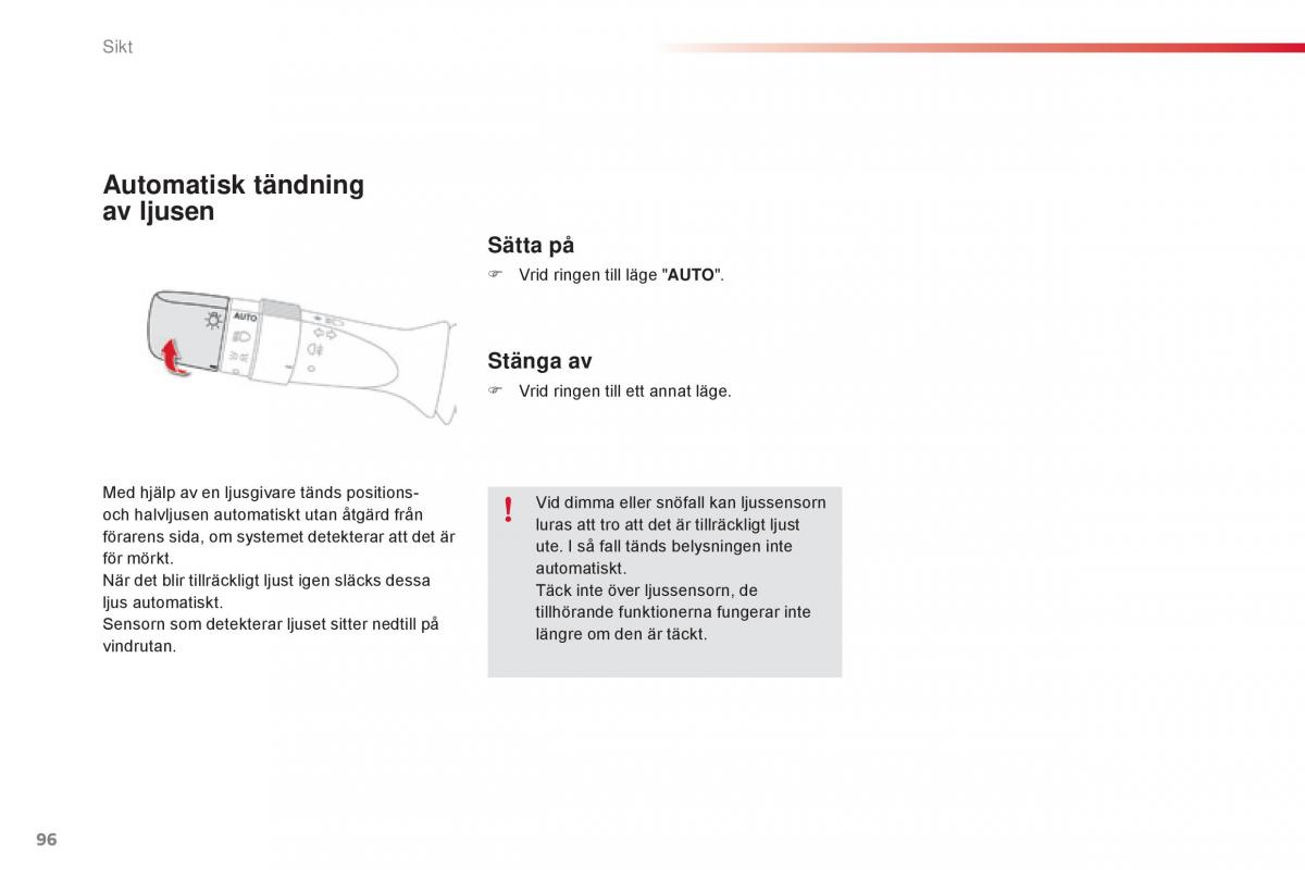 Citroen C1 II 2 instruktionsbok / page 98