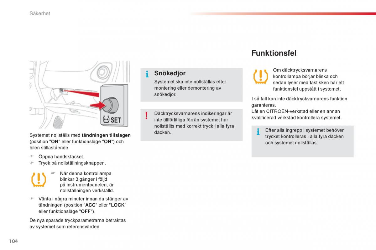 Citroen C1 II 2 instruktionsbok / page 106