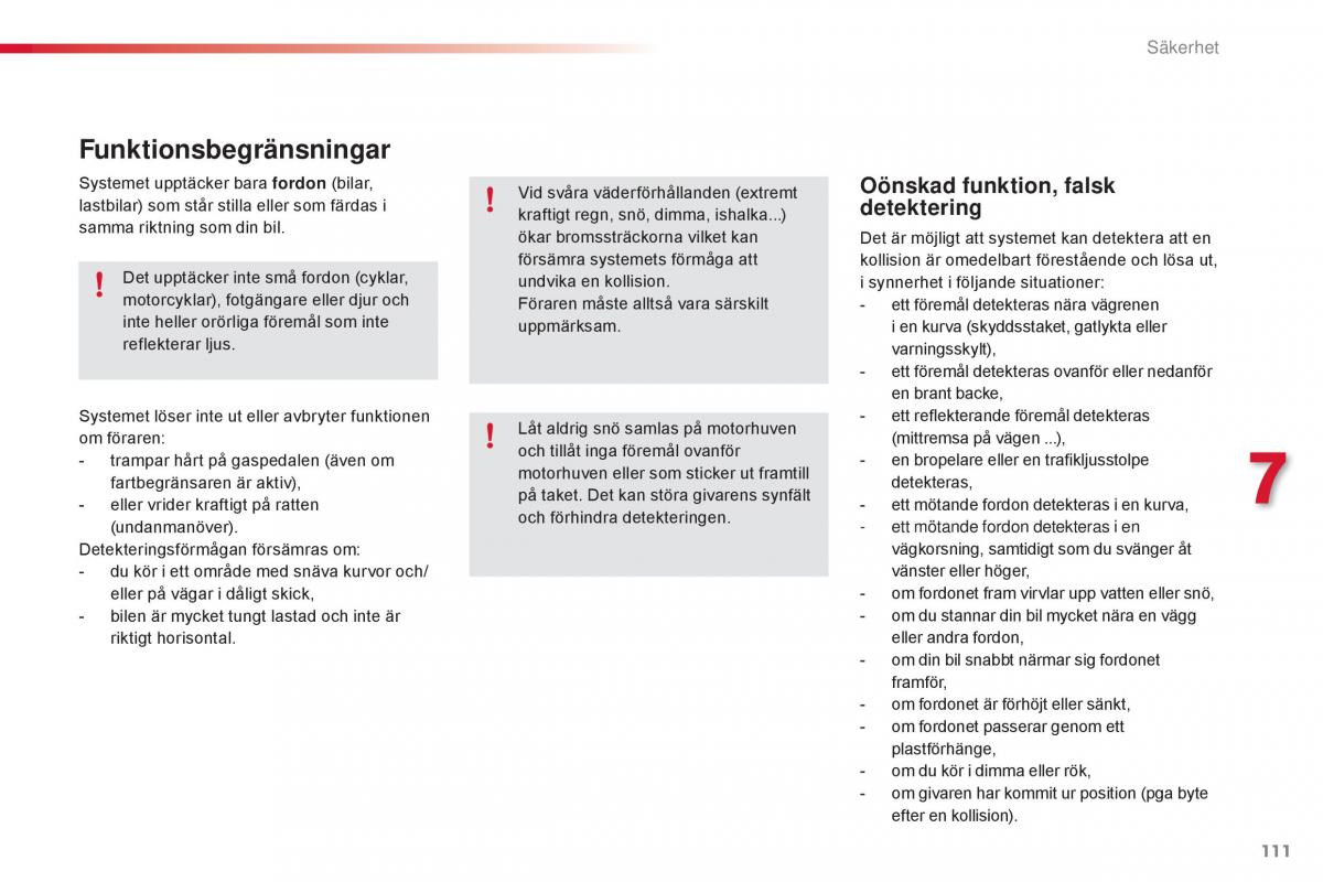 Citroen C1 II 2 instruktionsbok / page 113