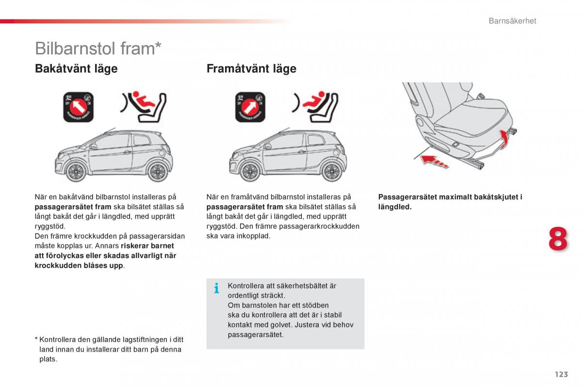 Citroen C1 II 2 instruktionsbok / page 125