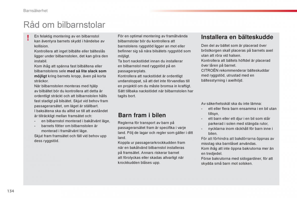 Citroen C1 II 2 instruktionsbok / page 136