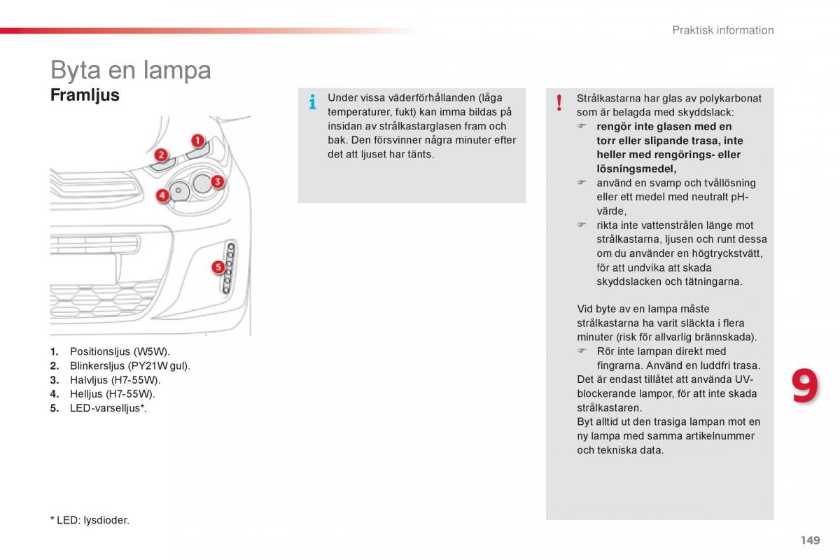 Citroen C1 II 2 instruktionsbok / page 151