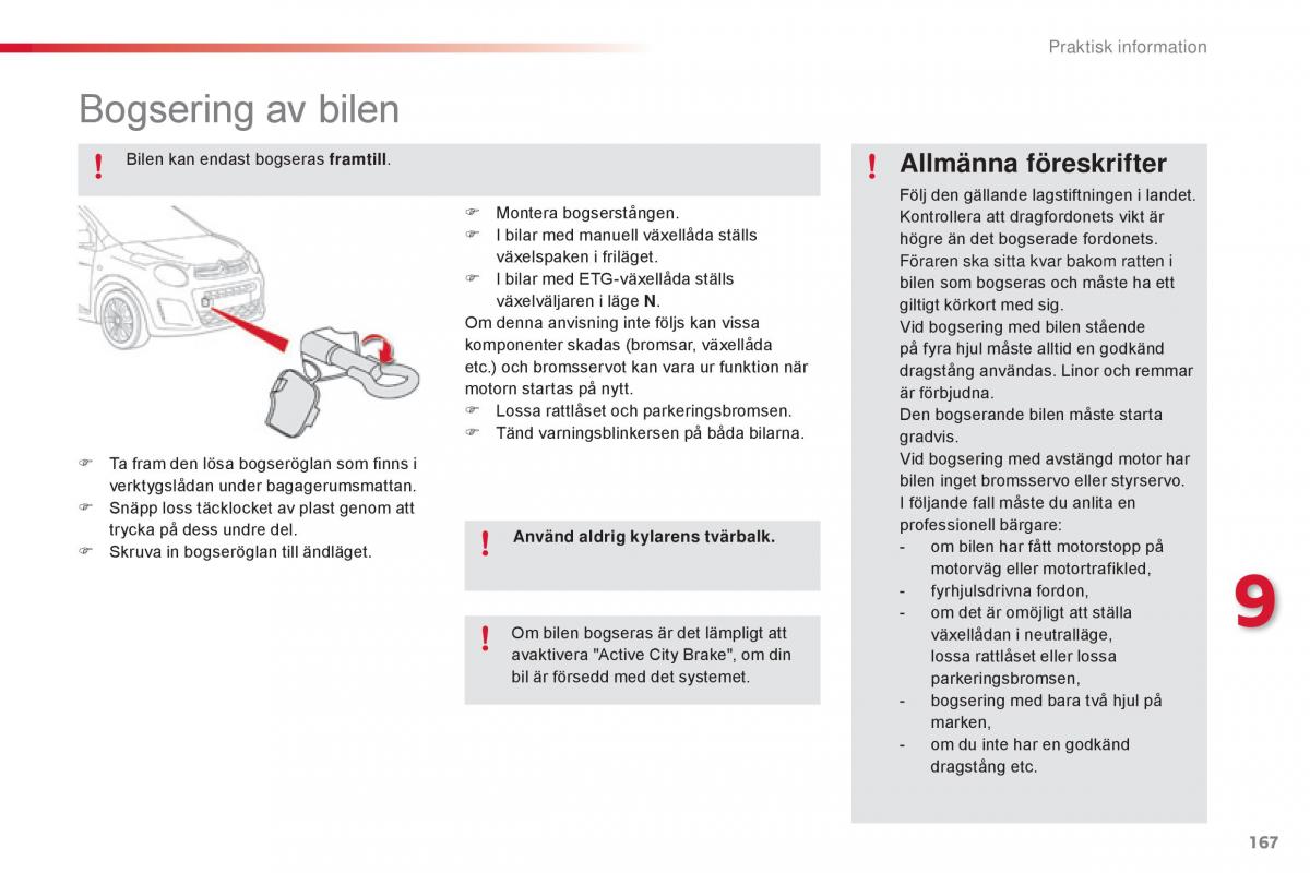 Citroen C1 II 2 instruktionsbok / page 169