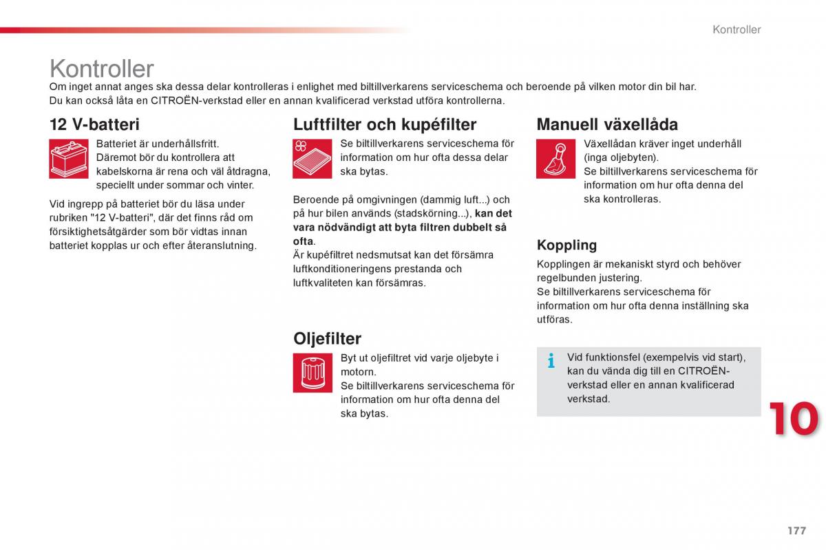 Citroen C1 II 2 instruktionsbok / page 179