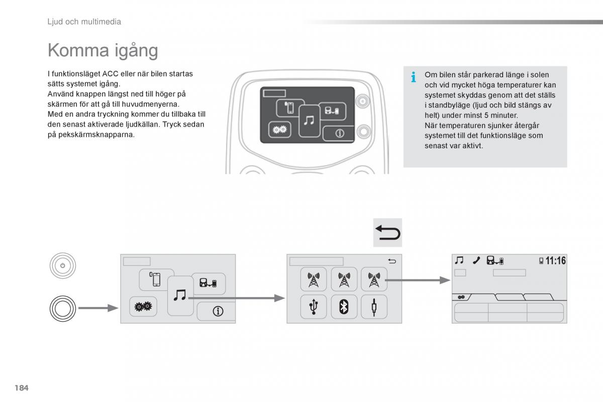 Citroen C1 II 2 instruktionsbok / page 186