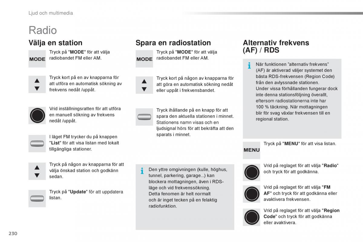 Citroen C1 II 2 instruktionsbok / page 232